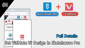 How to setup VidMate Ui Design in Sketchware Pro #part3