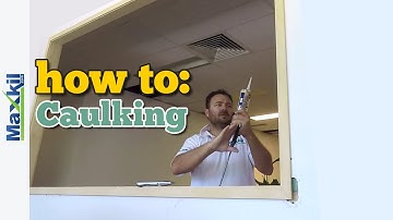 Using a Caulking Gun to fill gaps around window - Official Music Video