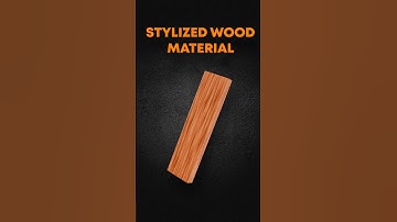 How to make stylized wood material #blender3d #creativeblender #blender #tutorial #blendertutorial