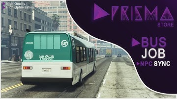 FiveM - [QBCore/ESX] Prisma Advanced Bus Job (NPC SYNC)