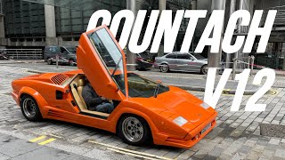 Lamborghini Countach V12 Cold Start