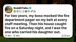 For two years, my boss mocked the fire department pager on my belt at every staff meeting...