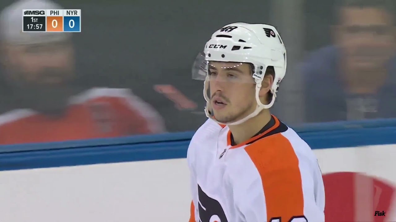 Flyers Morgan Frost Nasty High Sticking Penalty!