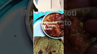 Eat in 15 Seconds Multi Grain Roti with Tomato Curry 3003