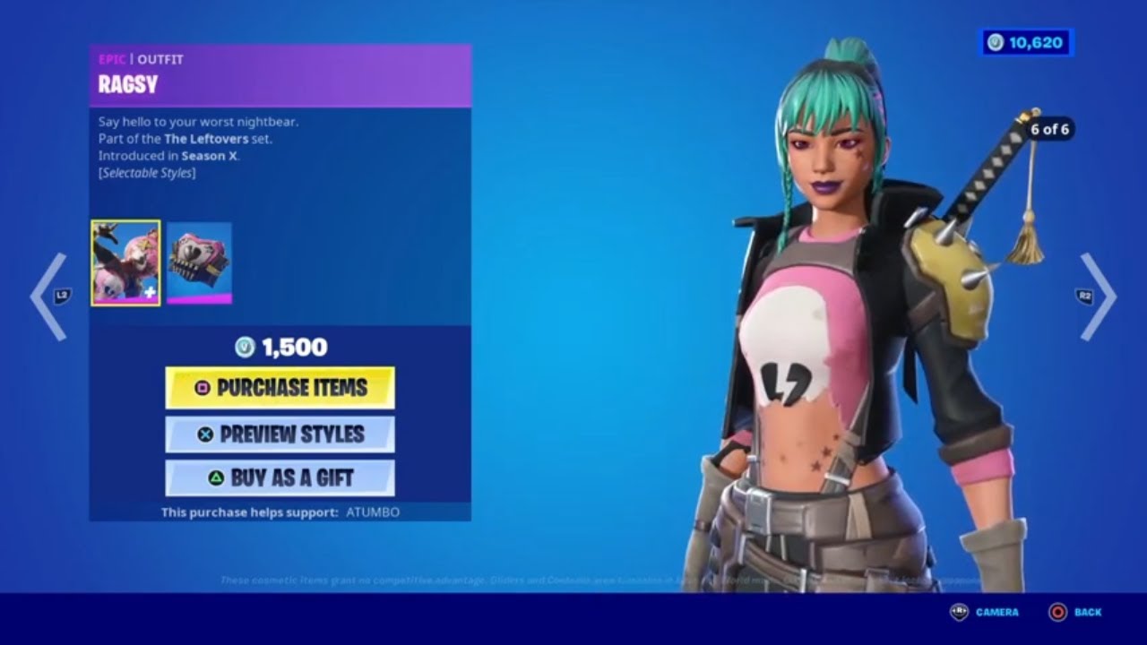 Fortnite Item Shop *NEW* RAGSY STYLE! August 4th, 2022