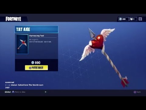 fortnite harvest tool tat axe - fortnite tat axe
