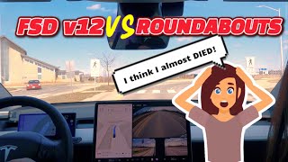 She was Scared Before! Now Tesla's INCREDIBLE FSD Handles Roundabouts by DaxM 291 views 1 month ago 2 minutes, 3 seconds