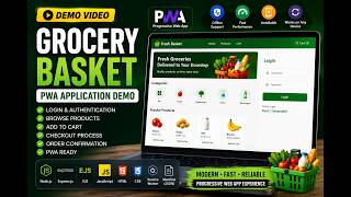 Grocery Basket Application | PWA Assignment Demo | FlexC Internship