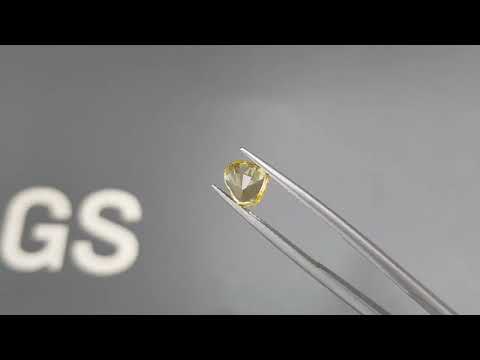 Golden yellow untreated sapphire in heart shape 2.21 carats, Sri Lanka Video  № 2
