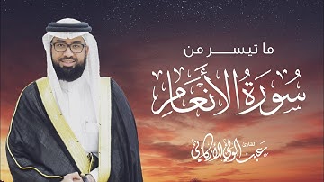 ما تيسر من سورة الأنعام SURAH AL-ANAAM #عبدالولي_الاركاني #abdulwali_alarkani