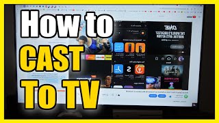 how to cast computer screen to tv with chromecast with google tv (fast method)