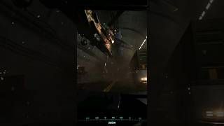 Helicopter in a tunnel