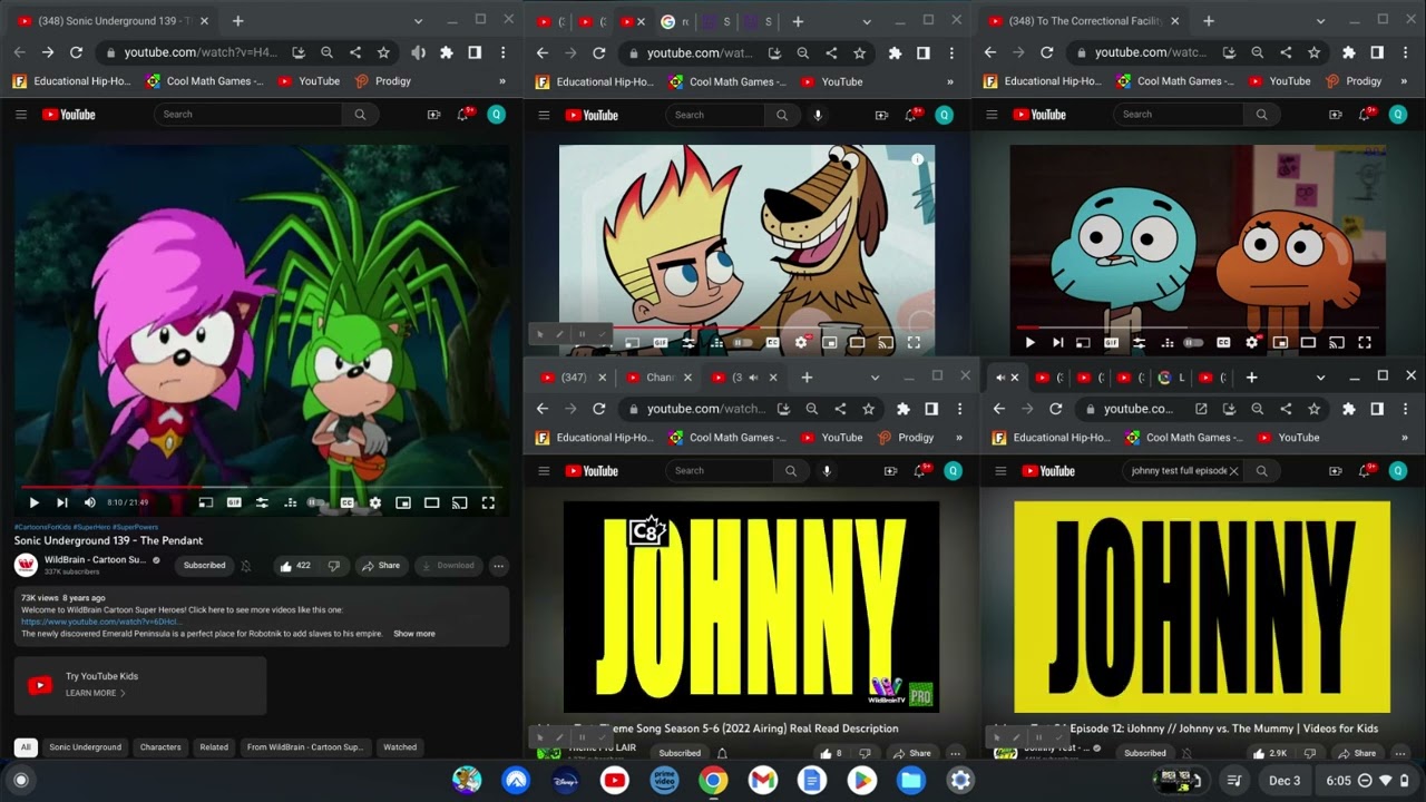 Johnny Test Season 2-4 VS Season 5-6 Theme Song 3