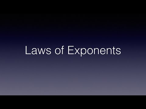 Video: Ano ang mga exponents sa math?