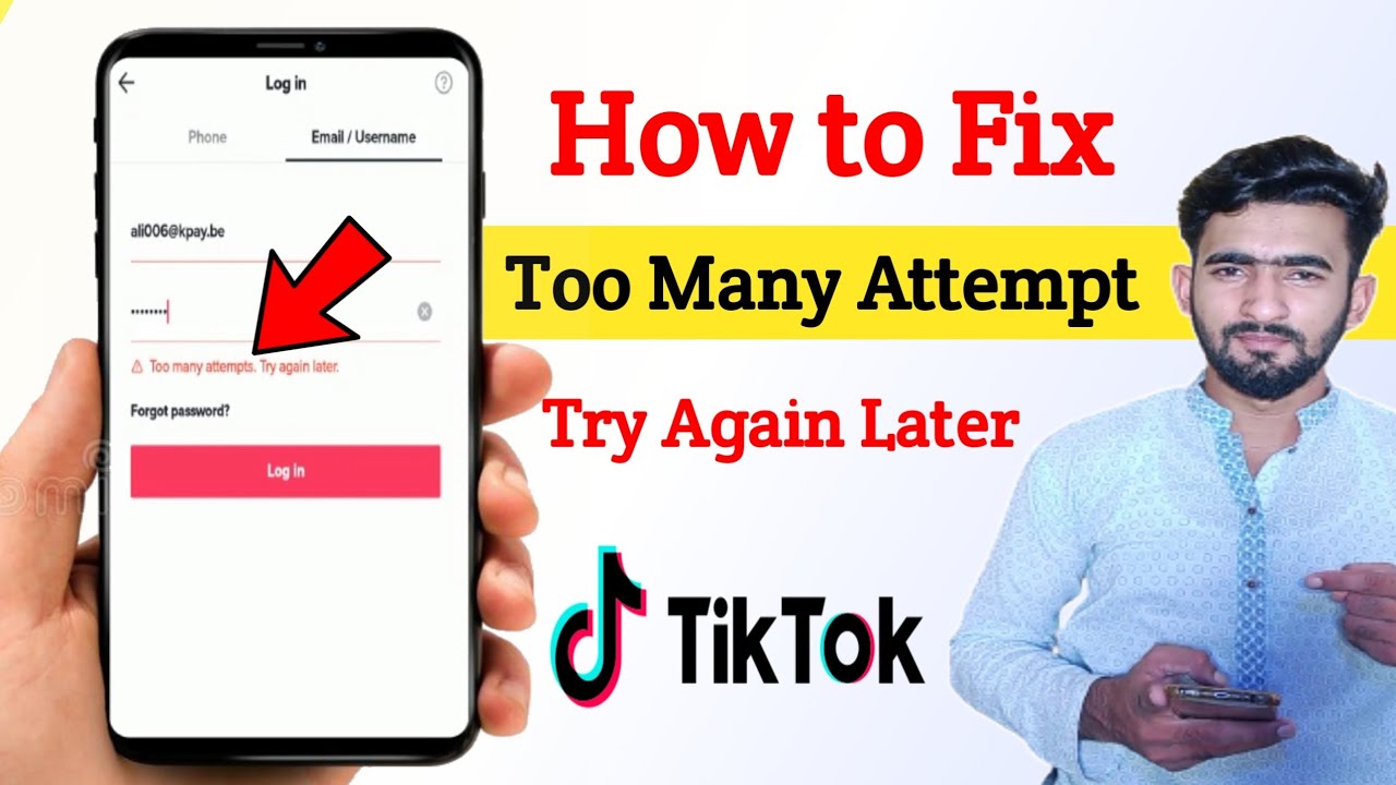 How To Fix TikTok Too Many Attempts Try Again Later TikTok Login 