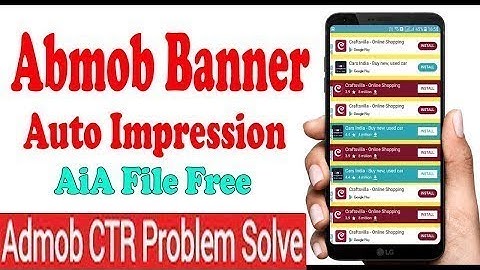 AUTO IMPRESSION HOW TO MAINTAIN CTR AUTOMATIC ADMOB TRICKS in URDU/Hindi