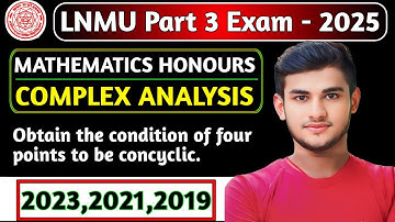 🔥 LNMU Part - 3 Mathematics Honours Paper - 5 VVI Questions With Solution Exam - 2025