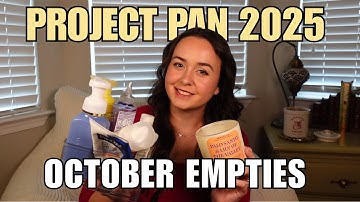 EVEN MORE EMPTIES 💄 | October Project Pan Update