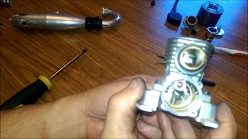 How To Disassemble A Nitro Engine (Kyosho KE25)