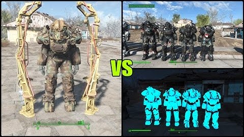 Fallout 4 Mods: Custom Paint For Power Armor (All Kinds Of Colours) Even Glowing Armor