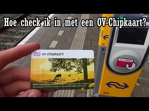 Hoe check ik in met mijn OV-Chipkaart?