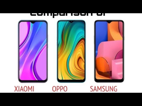 Comparison between Xiaomi redmi 9 vs Realme C3 vs Samsung Galaxy a20s