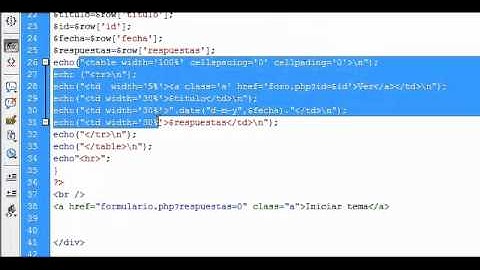 Como hacer un foro sencillo con PHP y MySQL