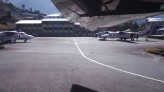 Takeoff from Lukla airport 08.11.2014