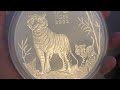 The new 1 kilo 2022 year of the Tiger from Perth Mint