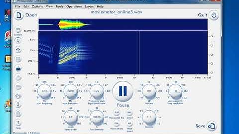 How to use the audio upside down Using photosounder