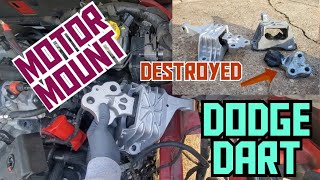 How to replace drivers side motor/engine/transmission mount on a Dodge Dart 20132016.