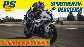 Michelin Hypersportreifen: Testfahrten mit Slicks und MotoGP-Reifen