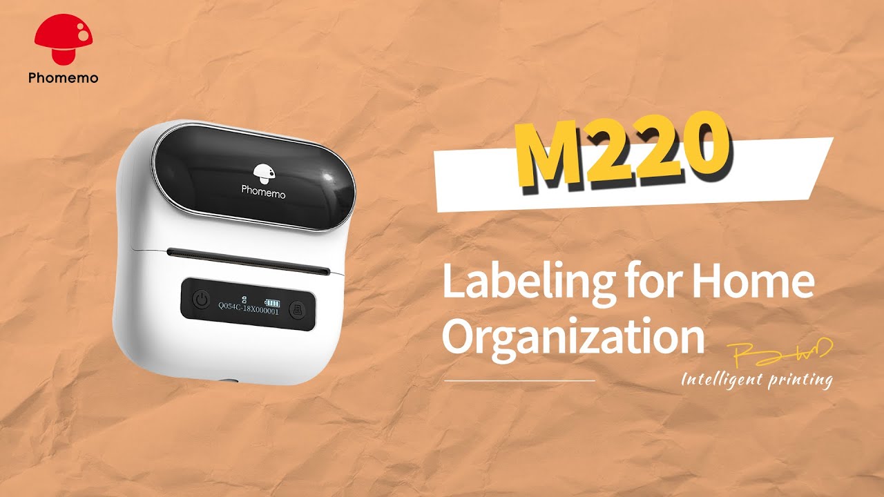 Label Makers Portable Thermal Label-Printer - M220 Bluetooth Label