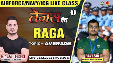 Join Arithmetic ( Average ) Live Class for Agniveer Airforce X & Y Group Exam - MKC