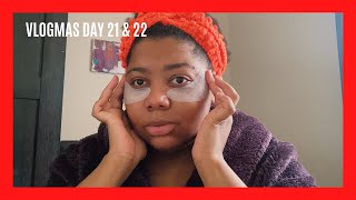 Vlogmas Day 21 \& 22: Self Care Day \& Last Minute Christmas Shopping 🎄| SAABIRAH LAWRENCE