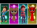 🐶 Ryder vs Crazy Bear vs Hero Boy vs Red Monster | Tiles Hop EDM Rush Battle! 🎵🔥