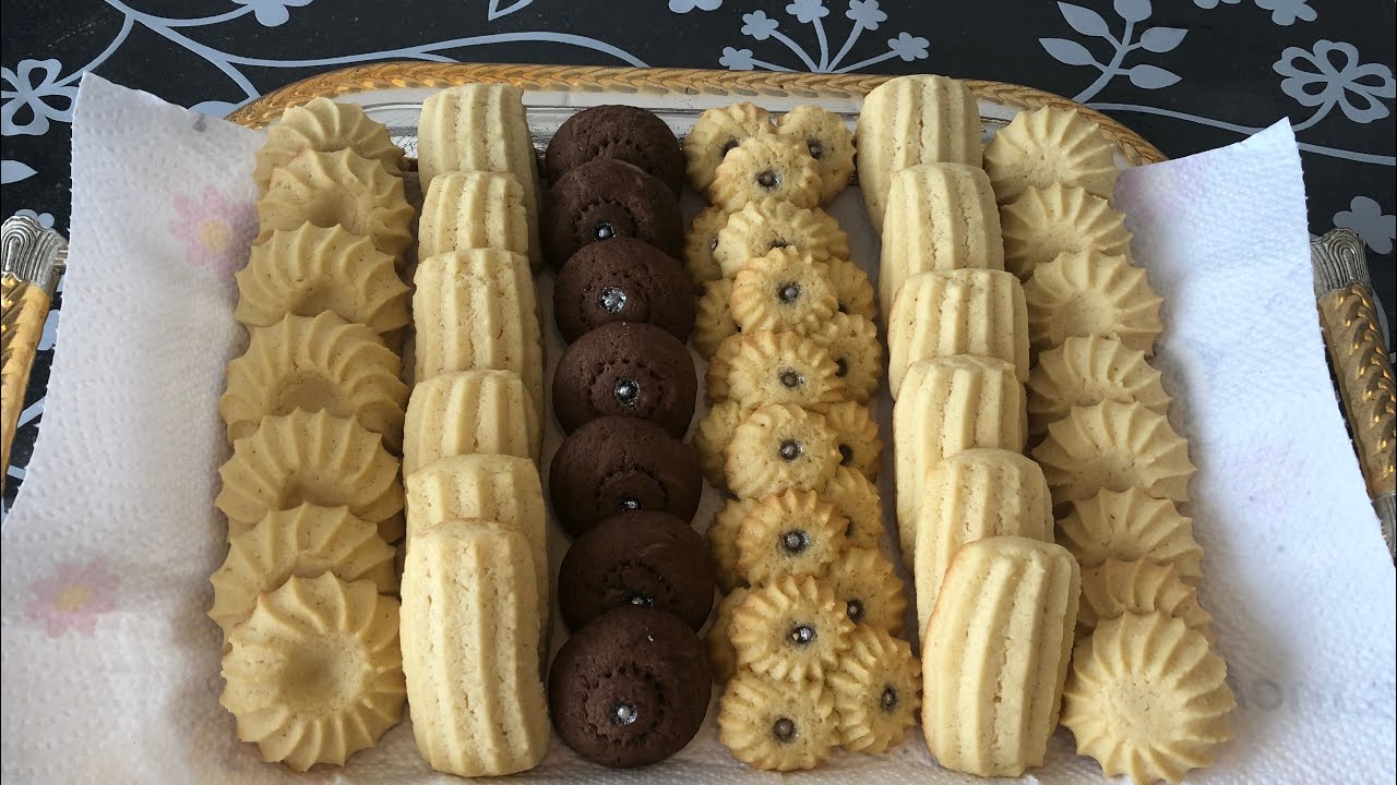 Buskut ciida 4 nooc losameyey oo fudud | 4 designs of Eid biscuits recipe 2020