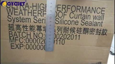 CYCJET High Resolution Piezo UV Large Character Industrial Inkjet Printer Inkjet Coding Machine