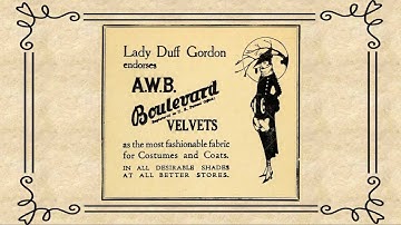 That Lady Duff-Gordon Rag (Wood v Lucy, Lady Duff-Gordon)