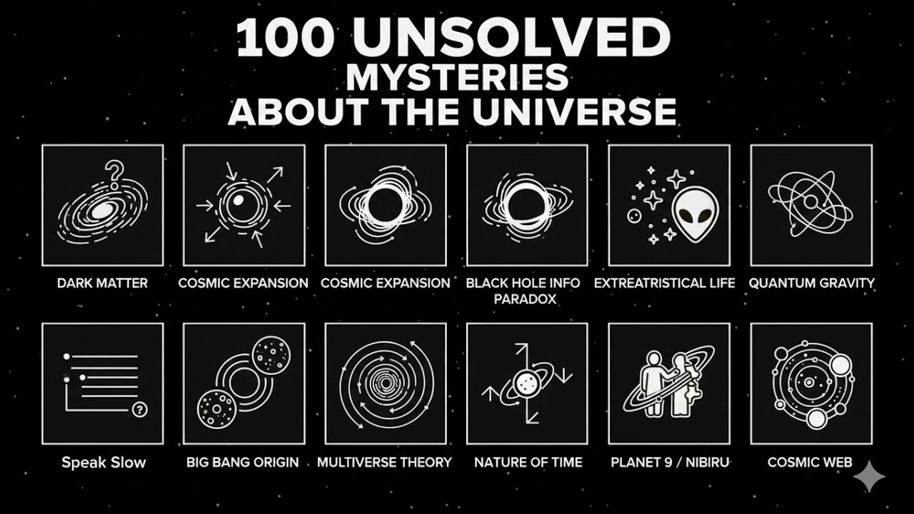100 Unsolved Mysteries of the Universe Science Can't Explain - YouTube