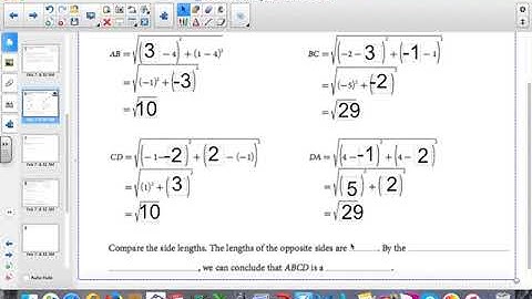 Coordinate Proof Using Distance with Quadrilaterals