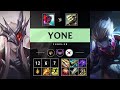 Yone Jungle vs Master Yi - KR Master Patch 25.21