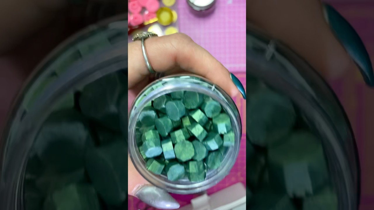 New Emerald Green Wax Seal Beads From Temu