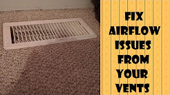Fix Airflow from your Vents