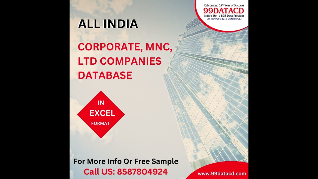 ALL INDIA CORPORATE, MNC, LTD COMPANIES DATABASE