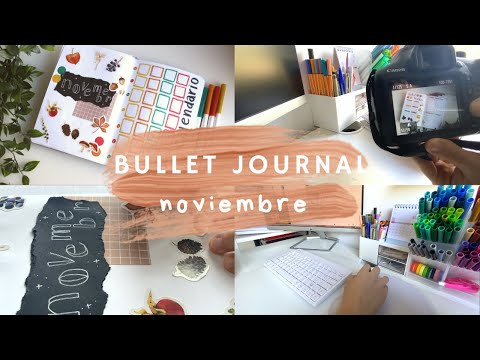BULLET JOURNAL NOVIEMBRE 2021 + cómo edito mis posts de instagram🤍✨☁️