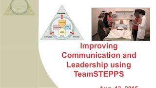 Improving Communication and Leadership using TeamSTEPPS