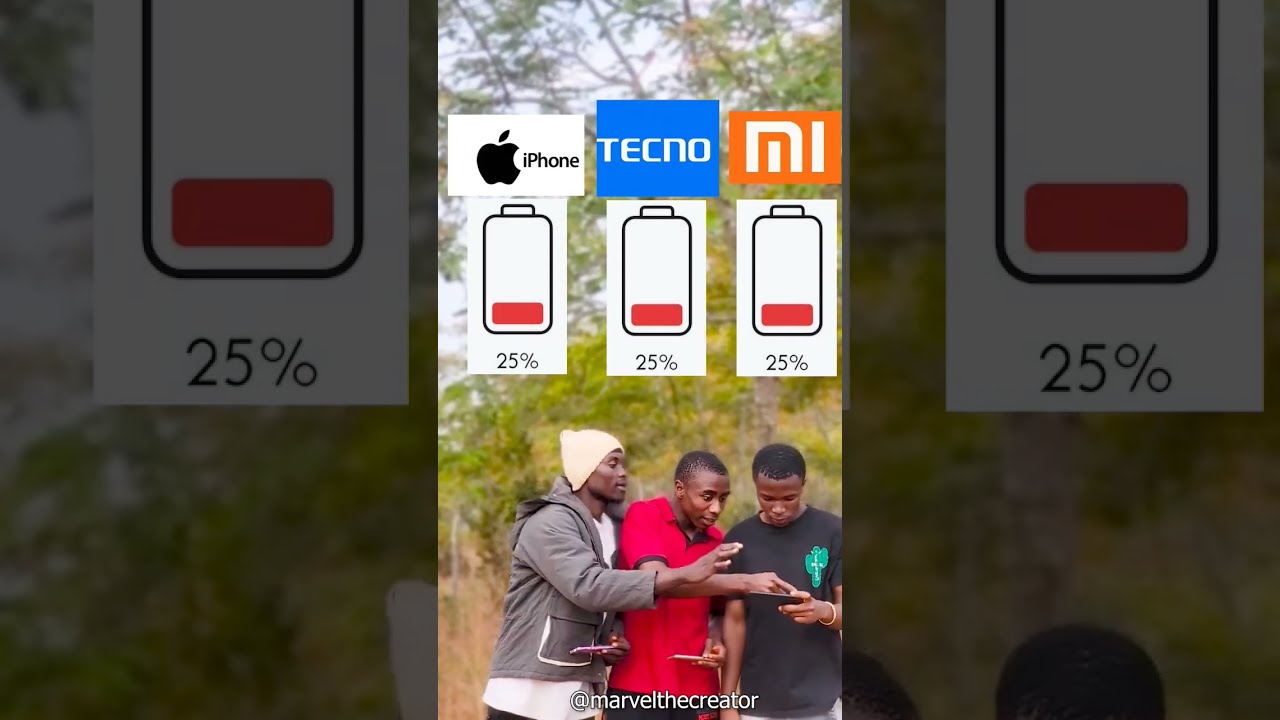 Iphone Xiaomi And Tecno Battery Fyp Foryoupage