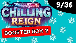 Pokémon Chilling Reign Booster Box 1 - Pack 9!
