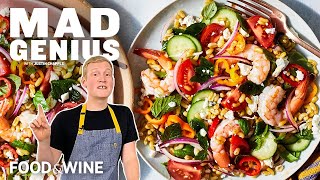This Colorful Twist on Greek Salad With Kamut Is Perfect for Summer | Mad Genius | Food &amp; Wine